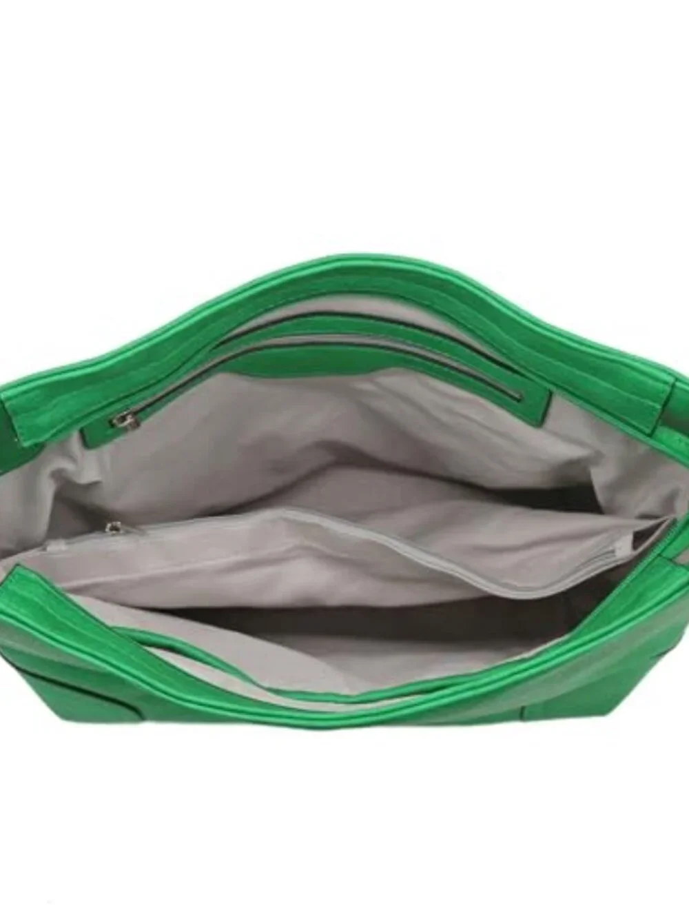 Hobo Shoulder Bag with Detachable Strap Faux Leather